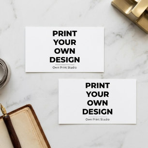 Custom Print Your Own Printing My Own To Order Enclosure Card