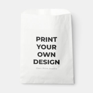 Custom Print Your Own | Printing My Own To Order Favour Bag