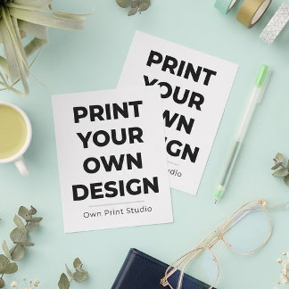 Custom Print Your Own | Printing My Own To Order Flyer