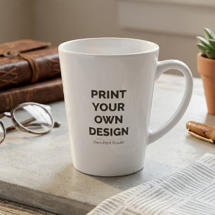 Custom Print Your Own Printing My Own To Order Latte Mug