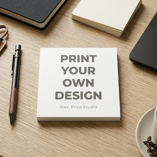 Custom Print Your Own Printing My Own To Order Post-it Notes