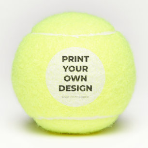Custom Print Your Own Printing My Own To Order Tennis Balls