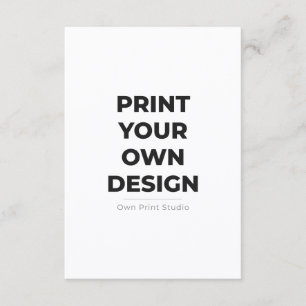 Custom Print Your Own Printing My Own To Order Thank You Card