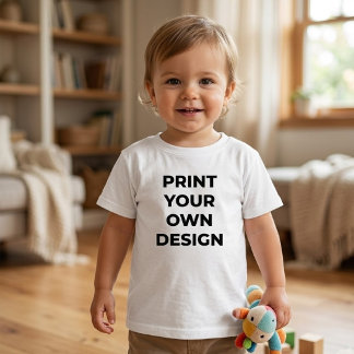 Custom Print Your Own | Printing My Own To Order Toddler T-Shirt