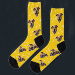 Custom Print Your Photo Pet Face Socks Personalise<br><div class="desc">Custom dog socks Handmade Make plain socks look adorable with a pet’s face on them! These custom pet socks are not limited on colour variations, just pick sock colours that you want. 👌 And now, please choose the best photo and send us it as an attachment in an Zazzle conversation...</div>