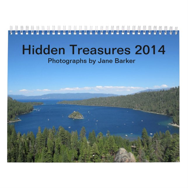 Custom Printed Calendar - Hidden Treasures 2014 (Cover)