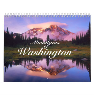Custom Printed Calendar "Mountains of Washington"