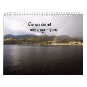 Custom Printed calendar Native American Indina