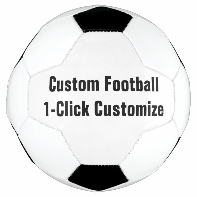 Custom Printed Football to personalise Soccer Ball (Front)
