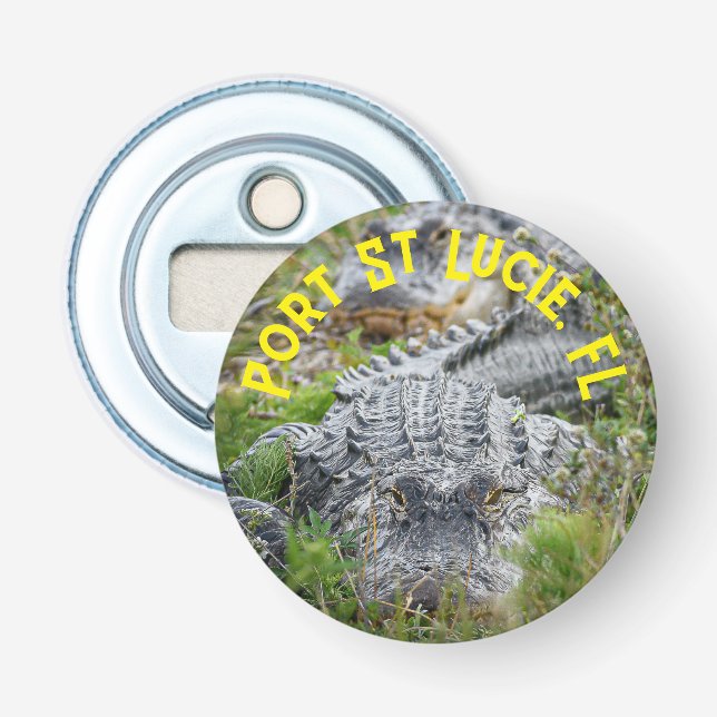 "Custom Printed" Gators Magnet Bottle Opener (Front)