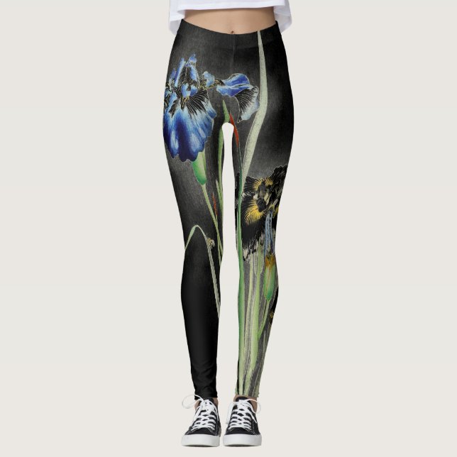 CUSTOM PRINTED IRIS Leggings (Front)