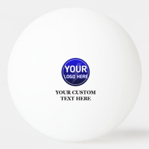 Custom printed logo promotional table tennis ball/ ping pong ball