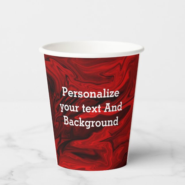 Custom Printed Paper Cups (Front)