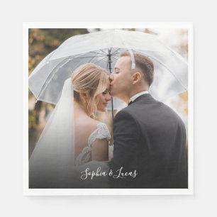 Custom Printed Personalised Photo Paper Napkins