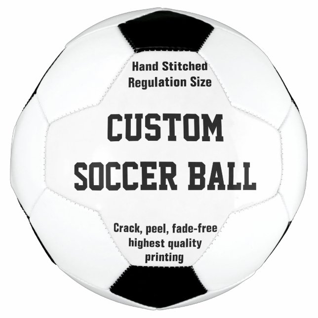Custom Printed Soccer Ball to personalise (Front)