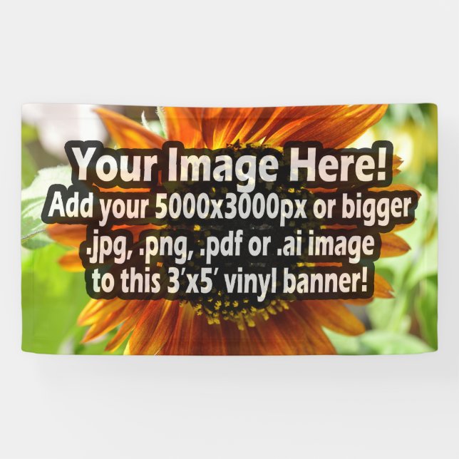 Custom Printed Vinyl Banner Full-Colour Printing (Horizontal)