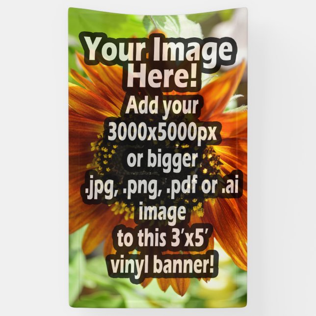 Custom Printed Vinyl Full-Colour Printing Vertical Banner (Vertical)