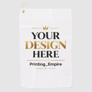Custom Printing - No Minimum Wholesale Bulk Order Golf Towel