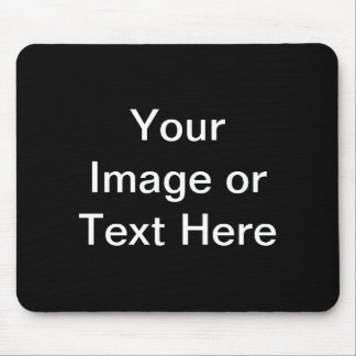 Custom Products in Black Mouse Pad