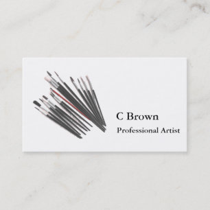 Custom Professional Artist Business Card