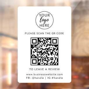 Custom Professional Business Logo and QR Code