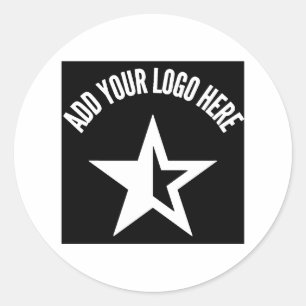 Custom Professional Business Logo Classic Round Sticker