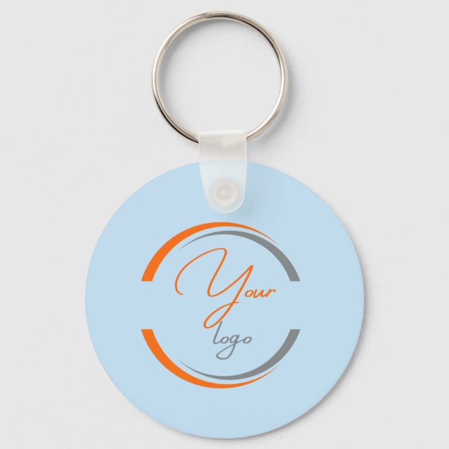 custom professional business logo only  key ring (Front)