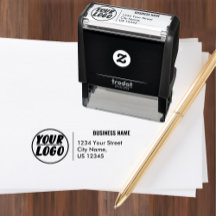 Custom Professional Business Logo Return Address 