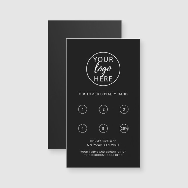 Custom Professional Business Loyalty Card (Front/Back)