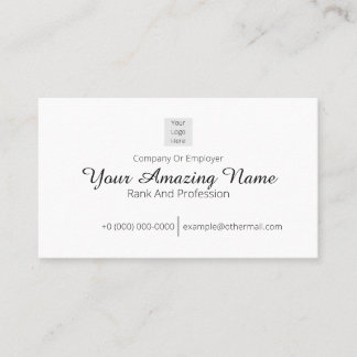 Custom Professional Elegant Business Card