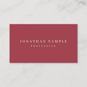 Custom Professional Elegant Gold Colour Text Luxur Business Card