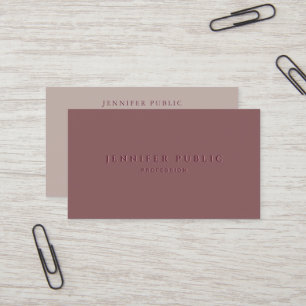 Custom Professional Elegant Template Simple Luxury Business Card