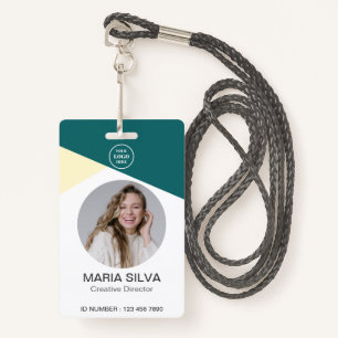 Custom Professional ID Employee Corporate Photo  ID Badge