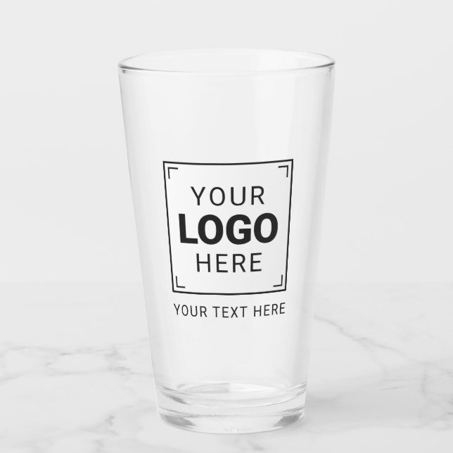 Custom Professional Logo Business Glass (Front)