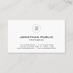 Custom Professional Modern Elegant Template Business Card
