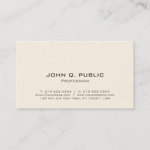 Custom Professional Modern Simple Template Business Card