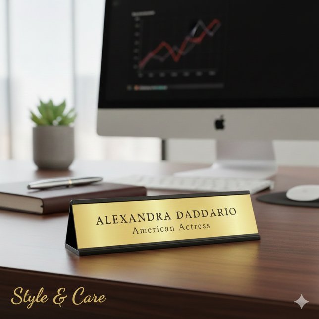 Custom Professional Name Plate – Name & Title (Custom Professional Name Plate – Name & Title)