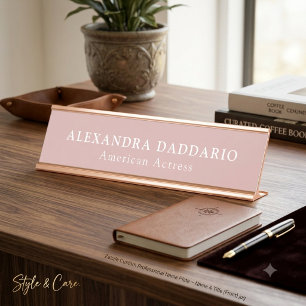 Custom Professional Name Plate – Name & Title