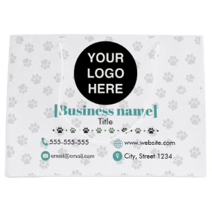 Custom Professional Paper Bag For Pet Business