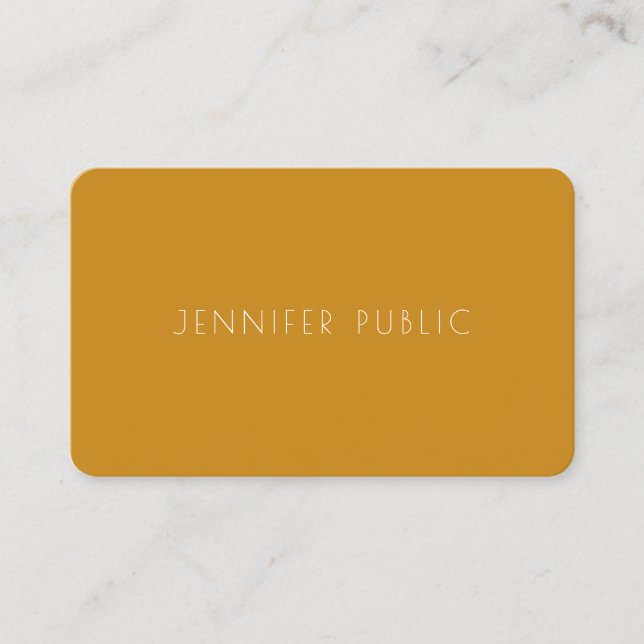 Custom Professional Template Trend Colours Luxury Business Card (Front)