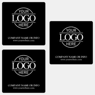 Custom Promotional Black Company Business Logo