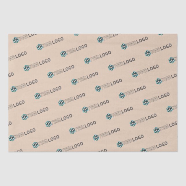 Custom promotional business logo branded packaging tissue paper (Front)