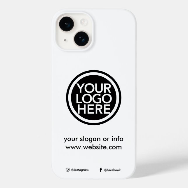 Custom Promotional Business Logo Case-Mate iPhone Case (Back)