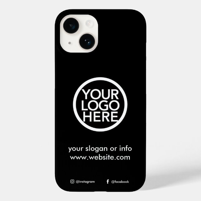 Custom Promotional Business Logo Case-Mate iPhone Case (Back)
