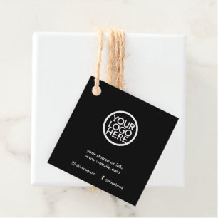 Custom Promotional Business Logo Favour Tags