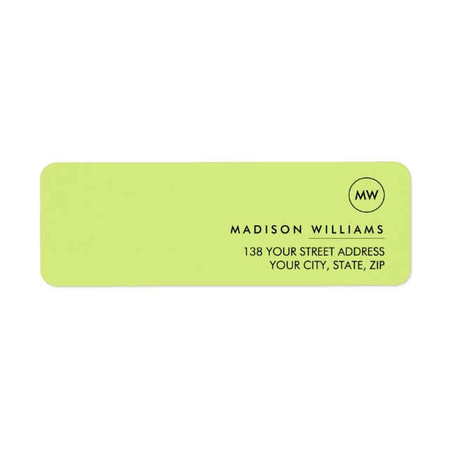 Custom Promotional Business Logo Label Return Address Label (Front)