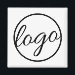Custom Promotional Business Logo Magnet<br><div class="desc">Custom Magnet featuring your business logo.  These magnets make great promotional items for giving to clients,  employees or as swag at trade shows and corporate events.</div>