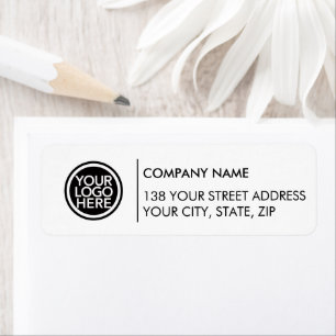 Custom Promotional Business Logo Return Address Label