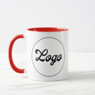 Custom Promotional LIGHT BLUE Combo Logo Mug