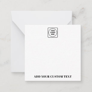 Custom Promotional Logo Brands Note Card